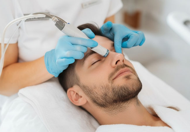 "Magical treatment" - ELLE
Hydrafacial MD® Luxe at MySkin (Cornavin): 4.8* on Google

Hydrafacial works like a vacuum to open pores and suck out impurities, then insert a skin-nourishing serum into the dermis
 Photo