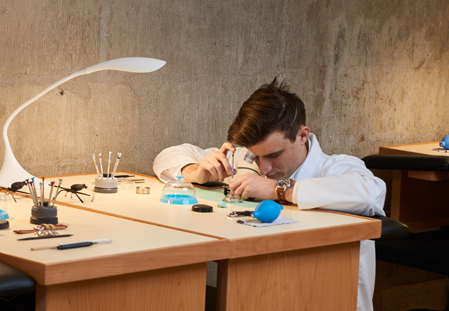 &ldquo;Unique experience&rdquo; -Forbes
Watchmaking Workshop at Initium (Geneva Old Town)Choose 3-hours intro course to learn the basics, or full-day workshop to craft your own full timepiece. In English & French, Mon-Sat
 Photo