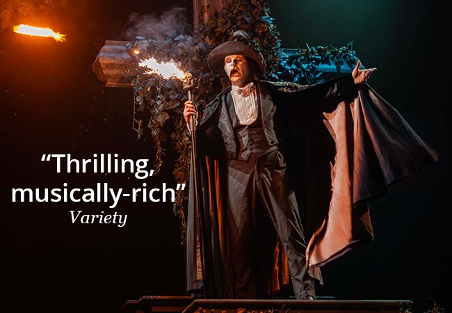 "Simply sublime" - NY Times
Andrew Lloyd Webber's Official Tour of Phantom of the Opera Musical: Beaulieu Theatre Lausanne, Sept 24 / 30

Broadway&rsquo;s longest-running show visits Swiss-Romande for the very 1st time, with 130 performers & musicians on stage
 Photo