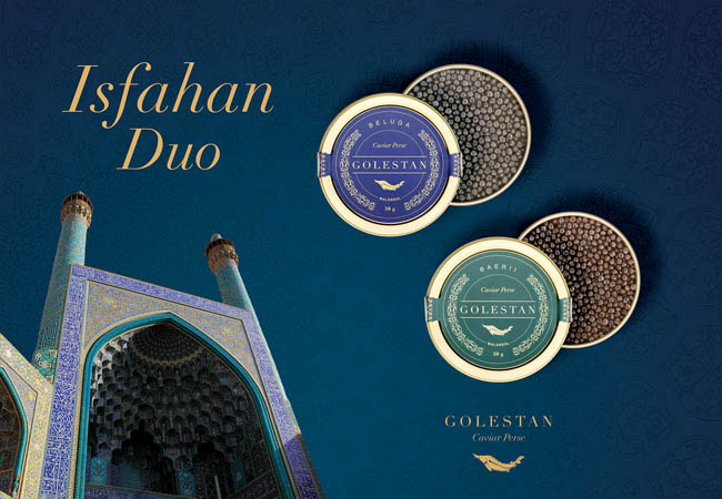 Golestan Premium Persian Caviar Tasting Duos:
50g Ossetra + 50g Baerii
or
50g Beluga + 50g BaeriiExperience the richness of Persian caviar with our exclusive tasting sets of exceptional sturgeon varieties. Treat yourself to an unforgettable tasting of tradition and finesse
 Photo