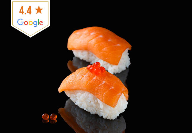 4.4* on GoogleSushi Store 7/7 (P&acirc;quis): Asian Discovery Menu for 2 People

Fresh Sushi made on the spot plus more Asian favs
 Photo