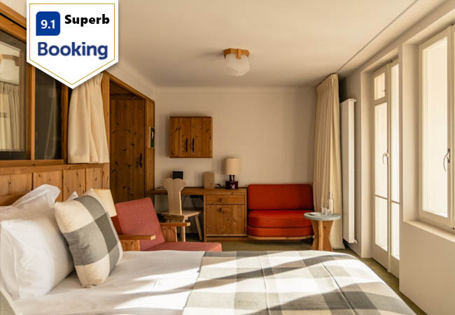 "Superb" - Booking.comGrand Hotel Belvedere 5* (Bernese Oberland)​​: 2 Nights with Half-board & Spa Access

2-minutes to the ski lifts, Japanese-style spa & views straight out of a Swiss postcard
 Photo