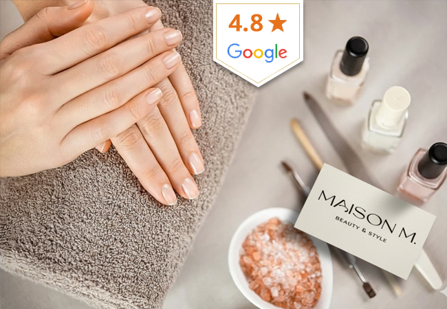 4.8* on Google
Semi-Permanent Mani+Pedi at Maison M (Rive)

Get glossy nails that last (+ free glass of bubbly) at this chic designer spa

 
 Photo