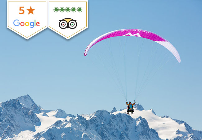 ​5* on Google 
​Tandem Paragliding Over Snowy Verbier with Verbier Summits (+ Video & Pics of your flight) 

Soar over the snowy Alps with Verbier's #1 rated paragliding school. Valid 7/7 all winter
 Photo