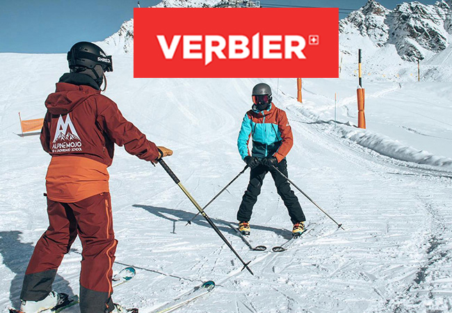 5* on Tripadvisor
Verbier: 3h Private Ski Lesson for 1-4 People with Alpine Mojo

Valid 7/7 all season for all levels, with English & French speaking instructors
 Photo