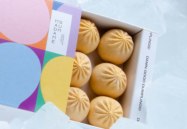 "Punchy flavour" - Gault&Millau
Dumplings by Madame Sum (Delivery): CHF 90 Credit

Creative fusion dumplings, gyoza & mochi delivered to your door just in time for the the festive-season gatherings
 Photo