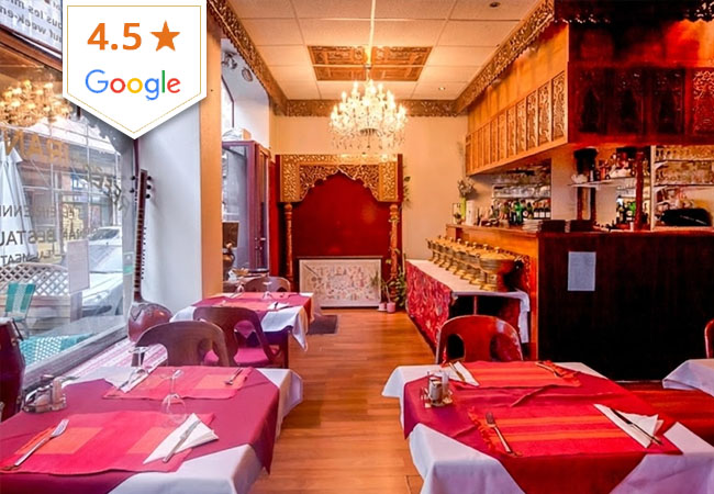 4.5* on Google
Indian & Bengali Cuisine 7/7 at Sajna (Paquis): CHF 80 Food Credit

Bengali specials with a seafood focus plus all the Indian classics at this family-owned restaurant in business 16 years
 
 Photo
