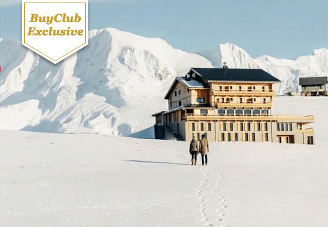 Pre-opening Sale
Megève Ski-In / Ski-Out Stay at Refuge Chez La Tante Hotel with Half Board & Spa AccessAccessible only by ski or Gondola - it's the most ski in / ski out experience you'll ever have. Opening December 20
 Photo