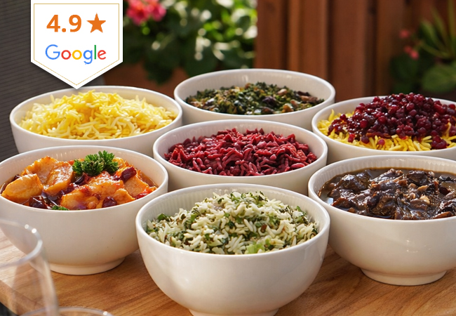 4.9* on Google
Persian Cuisine at Damavand (V&eacute;senaz): CHF 90 Food Credit

Tehran-born chef Maryam cooks her family's traditional dishes like slow-roasted lamb, chicken in lemon-saffron sauce, eggplant in pomegranate sauce & more
 Photo