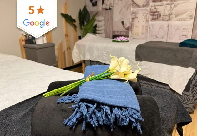 5* on Google
1h Thai Massage at Harmony Thai (Plan-les-Ouates)Choose traditional or oil Thai massage. With options for Duo session
 Photo