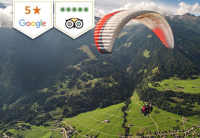 Tandem Paragliding over Verbier 