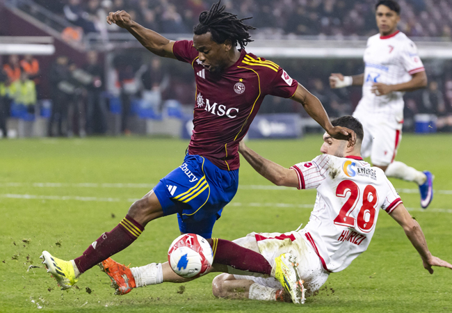 Football Super LeagueServette FC vs Zurich Grasshoppers: Mar 21, 18 @ Stade de Gen&egrave;ve (La Praille)Two of the league's most decorated teams meet for a fight of survival
 Photo