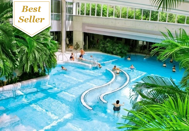 2000 Already BoughtThermal Escape 20 mins from Geneva: 2 Entries to Bains de CressyPools, hammam, sauna, jacuzzi & more, valid 7/7 all summer

 
 Photo