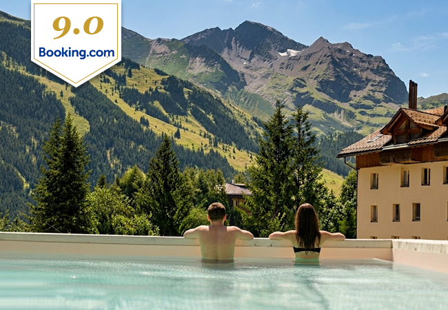 "Superb" - Booking.com
Grand Hotel Belvedere 5* (Bernese Oberland)​​: 2 Nights with Half-boardJungfrau views, epic hiking, Japanese spa & gourmet dining - just 2h30 from Geneva
 Photo