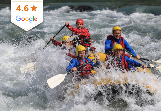 4.6* on Google
Whitewater Rafting on the Arve with Rafting Loisirs GVAGuided adventure with rapids, waterfalls, river dips & more, valid all summer. From age 6
 Photo
