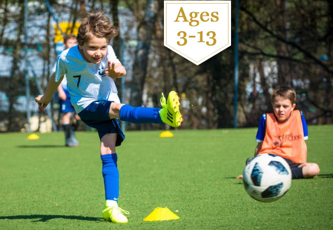 Ages 3-13
InterSoccer Summer Soccer Camps for Boys & Girls in English & French (Geneva, Vaud, Zurich, More)


	Geneva: Varembe, Grand Sacconex, Vessy, Cologny, Versoix 
	Vaud: Lausanne Pully, Nyon, Etoy
	Zurich: Seefeld, Langnau am Albis, Adliswil, Wadenswil, Volketswil

 Photo