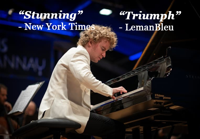 &ldquo;Stunning" - New York TimesPeace Philharmonic Orchestra Performs Chopin: April 14 @ Victoria Hall

Starring award-winning pianist Nikolay Khozyainov (UN's Gold Medal of Peace)
 Photo