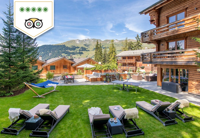 4.9* on Tripadvisor
Verbier at Richard Branson's Chalet: 2 Nights All-Inclusive​​ at The LodgeLuxury stay 6 mins walk to the slopes, all meals by private chef, unlimited open bar, hot tubs & more. Winter & summer options
 Photo