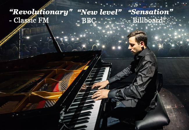 "A whole new level" - BBC
World's Fastest Pianist Takes on Queen, MJ & More: Peter Bence Live @ Alhambra, April 16, 20h
Think piano = boring? Think again.​​​​​
 Photo