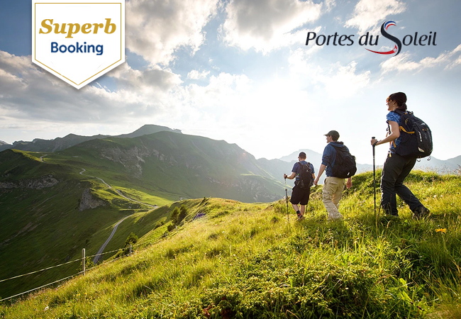 "Superb" - Booking.com
Hotel L'Etable 3* (Portes du Soleil)
Summer escape in the Swiss Alps with cool mountain air, hikes, aperos & wow views - just 1h40 from Geneva / 1h from Lausanne Photo