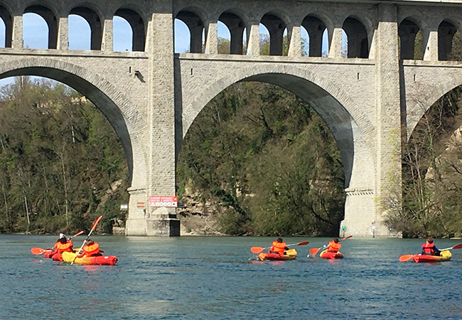 4.6* on Google
Kayak the Rh&ocirc;ne or Around Jet d'Eau with Rafting-Loisirs
2h30 all-included guided experience, from age 10​​​
 Photo