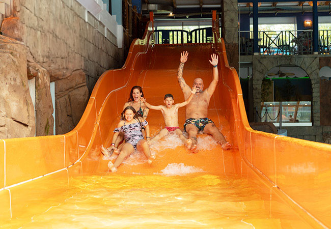 Valid All Summer
Full-Day Entry to Aquaparc (1h15 from Geneva)​​​​​​ with Unlimited Booster Loop Rides
Switzerland's biggest 7/7 water park just around the corner from Geneva
 Photo