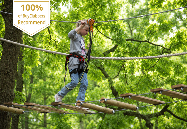 "Delights all ages" - TdG
Accrobranche at Parc Aventure (Onex): 2 Entries
Geneva&rsquo;s favorite tree-top adventure park: climb, swing & zip through forest obstacles. From age 5
 Photo