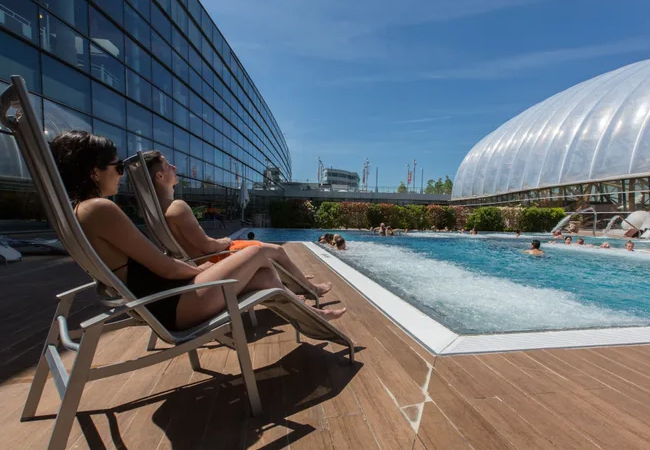 15 Minutes from Geneva
Adult-Only Wellness Escape: 1-Day Pass to "Wellness & Spa" Zone at VITAM
Escape the city for a relaxation day with Pool Spa, Thermal Baths, Jacuzzis, Saunas & more. Valid 7/7
 Photo