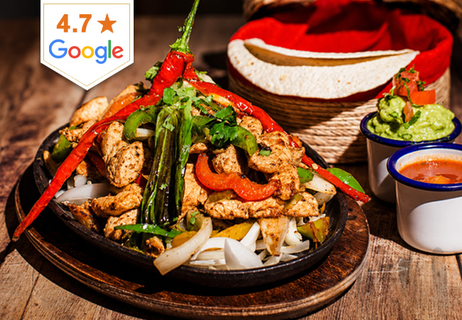 4.7* on Google
Mexican at Le Chat Rouge
(Servette & Satigny): CHF 100 Food & Drinks Credit
A Geneva institute with award-winning dishes, 30 years in business & nearly 2,000 Google reviews​​​​
 Photo