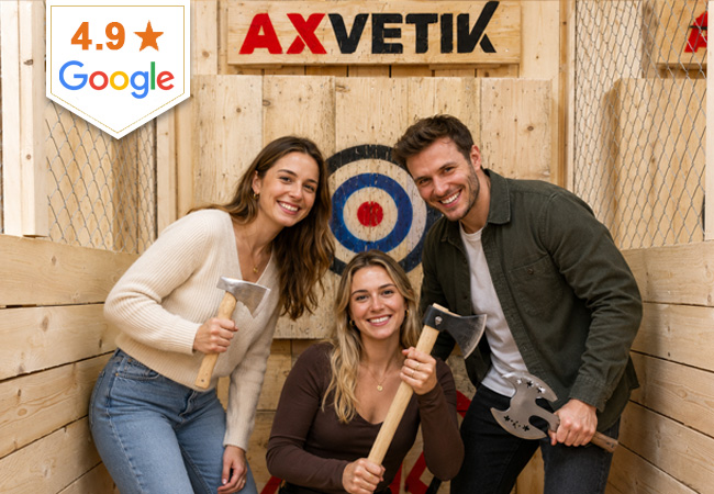 Axvetik (Eaux-Vives): Axe Throwing for 1-3 People