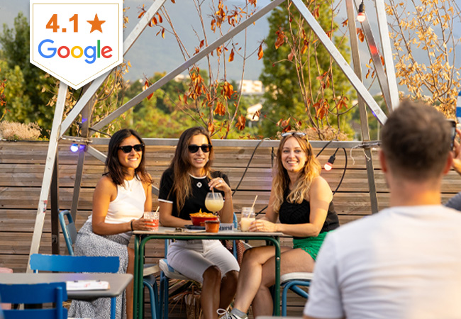 Valid All Summer
Open-air Cocktails & Tacos at Rooftop 105 (near La Praille): CHF 80 Credit

Summer nights on the roof with creative cocktails, Mexican street food & great music
 Photo