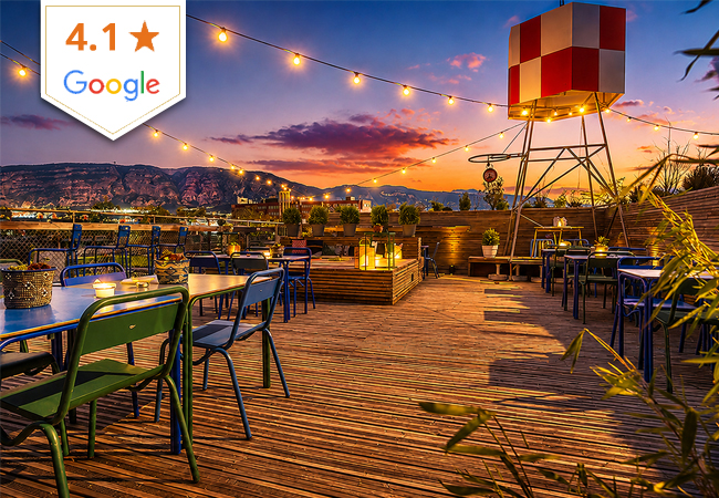 Rooftop 105 (near La Praille): CHF 80 Credit