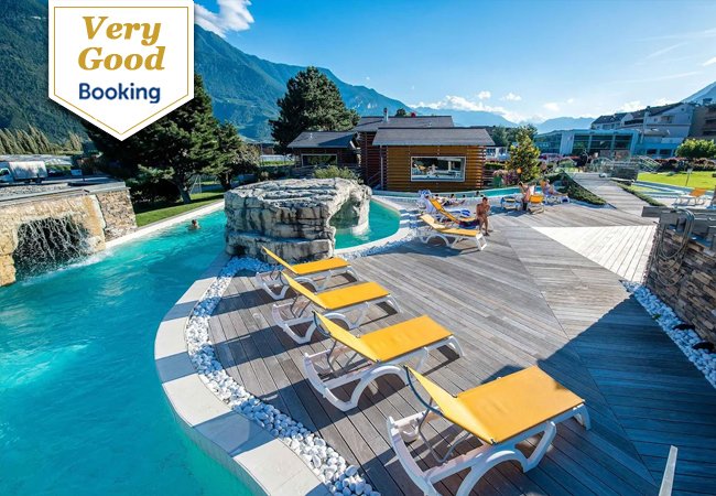 "Very Good" - Booking.com
Bains de Saillon Baths & Hotel 4* (Valais): 1 or 2 Nights
Cool down in the Alps: ice waterfall, cold-pool, jets-river, Thermal pools & more. 1h40 from Geneva / 1h from Lausanne
 Photo