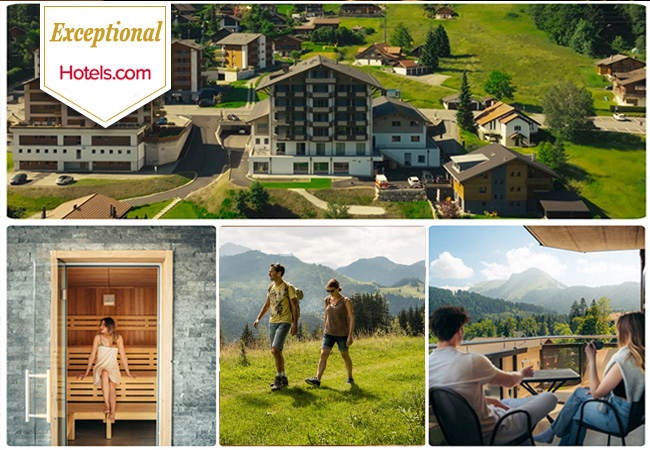 Corbetta 4* Boutique-Hotel & Spa (Fribourg): 1 Night Stay for 2