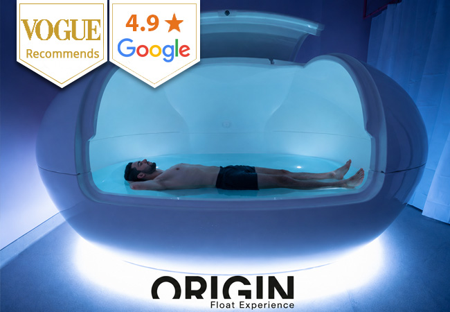 "A mental reset button" - GQ
Zero-Gravity Floating at ORIGIN Float (Plainpalais)
Escape all sensory distractions and drift into a deep state of calm. Choose Solo or Duo session
 Photo