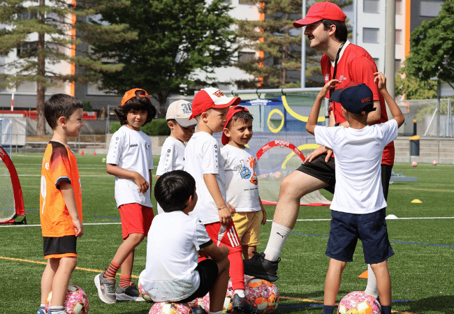 Ages 3-12
InterSoccer Autumn Soccer Courses  2026 (After School or Weekends)
1 class per week from Aug to Dec. In 4 Geneva locations + Vaud + Zurich
 Photo
