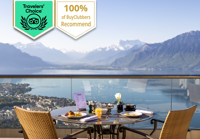 Tripadvisor Travellers' Choice
Le Mirador 5* Resort & Spa Hotel (near Vevey): Junior Suite Stay1 night for 2 people with breakfast, Spa access, free mini-bar, flexible re-booking, free parking & more
 Photo