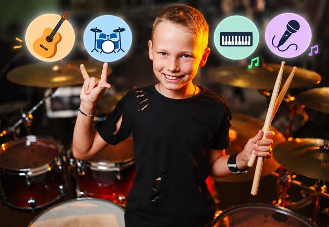 For Kids & Adults
2 x Private Lessons in Guitar, Bass, Piano, Drums or Voice at Music Arts (Cornavin)

From age 6, for all levels, in English or French. Instruments provided 
 Photo