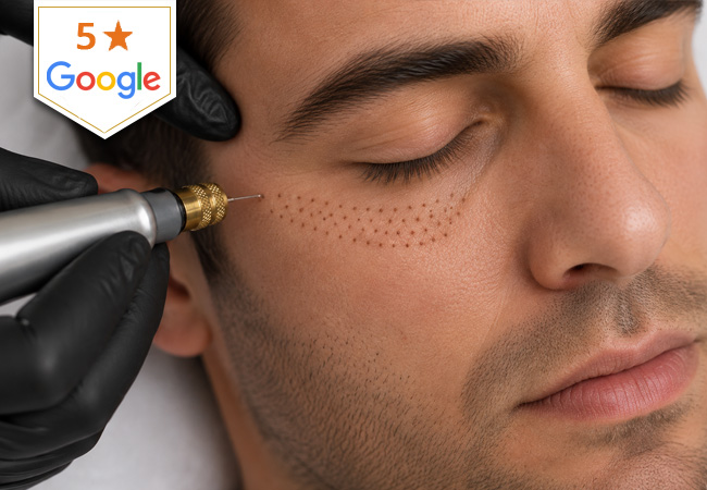 "Visible Collagen remodeling" 
-Dermatology Journal
Plasma Lift at Clinique Vitalise (Champel): Treatment on Any 1 Area
Clinically-proven for smoother & firmer facial skin. At Clinique Vitalise = ​​​​​ 5* on Google
 
 Photo