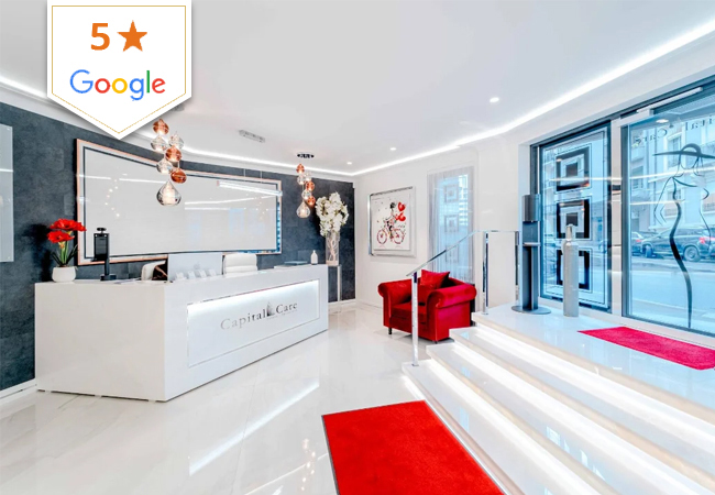5* on Google
Laser Hair Removal at Capital Care Clinic (Center): CHF 600, 1'200 or 2'000 Credit
Medical-grade technology & doctor supervision deliver safer, more permanent results
 Photo