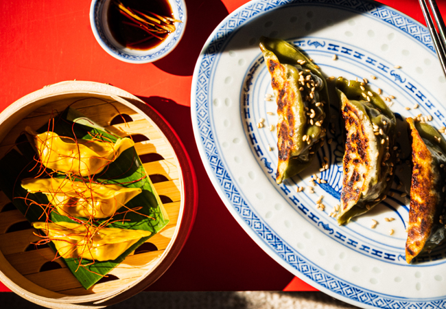 "Punchy flavor" - Gault&Millau
Dumplings by Madame Sum (Delivery): CHF 90 Credit

Swiss-made dumplings & baos delivered to your door, frozen and ready to steam
 Photo