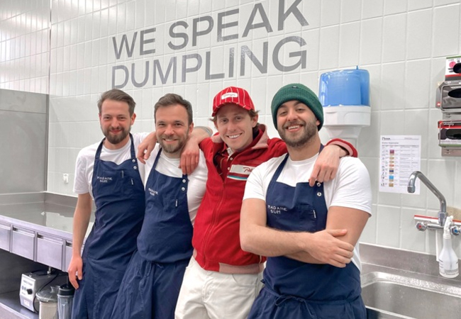 "Punchy flavor" - Gault&Millau
Dumplings by Madame Sum (Delivery): CHF 90 Credit

Swiss-made dumplings & baos delivered to your door, frozen and ready to steam
 Photo