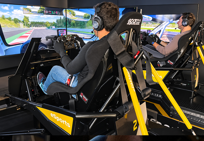 
Just Opened
Full-motion Racing Simulator at N&uuml;rburgring eSports (Meyrin): 2 Sessions of 30 Mins EachHyper-real racing: feel every G-force, acceleration, brake & corner, solo or head-to-head with friends​​​​​​
 Photo