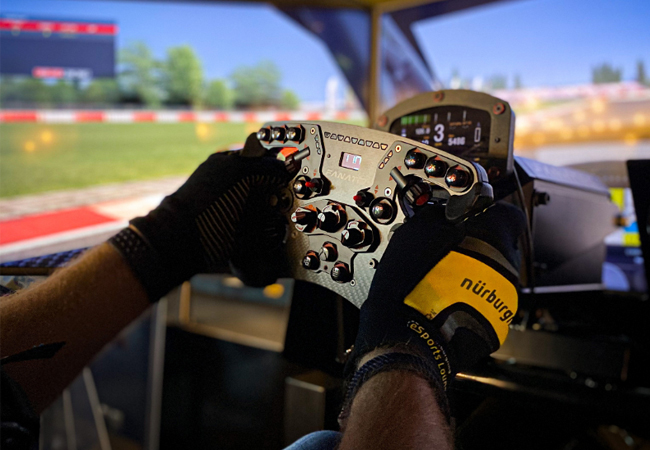 
Just Opened
Full-motion Racing Simulator at N&uuml;rburgring eSports (Meyrin): 2 Sessions of 30 Mins EachHyper-real racing: feel every G-force, acceleration, brake & corner, solo or head-to-head with friends​​​​​​
 Photo