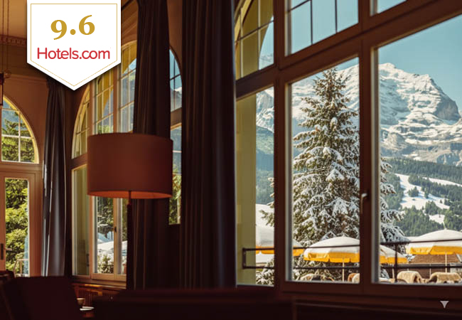 "Exceptional" - Hotels.com
Grand Hotel Belvedere 5* (Wengen / Jungfrau)​​: 2 Nights with Half-Board & Spa AccessEpic ski, award winning cuisine, Japanese-inspired spa - and Jungfrau views out of a Swiss postcard. Just 2h30 from Geneva
 Photo