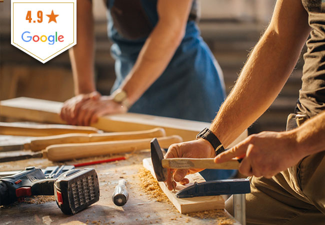 4.9* on Google
2h30 Woodworking Workshop at Knock on Wood (Nations)

Create from scratch & take home your own wood object. All included, in English & French
 Photo