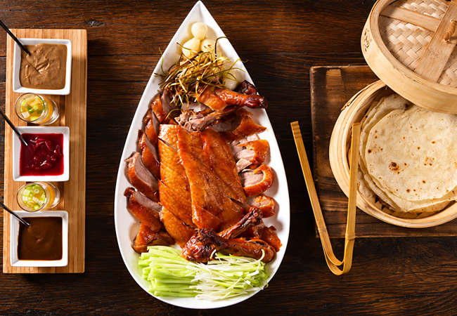 Recommended by 98% of BuyClubbers
Peking Duck Feast for 2 at Chez Kuk (Plainpalais)

Served the traditional 3-course Chinese way: from crispy skin to tender meat. Plus cocktails & desserts
 Photo