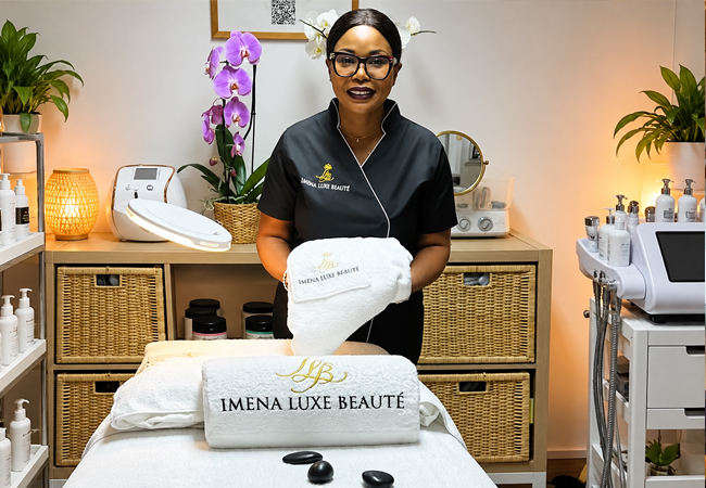 "Eliminates cellulite & helps slimming" - ELLE
Colombian Maderotherapy at Imena Luxe Beaut&eacute; (Eaux-Vives)
Body-sculpting massage with wooden tools - by former Dior esthetician - rated 5* on Google Photo