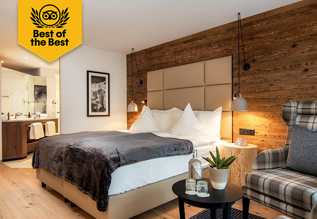 Tripadvisor Best-of-the-Best
Walliserhof 5* Grand Hotel & Spa (Saas-Fee, Valais): 
2-Nights with Half-Board
Relais & Ch&acirc;teaux luxury Alpine escape just 10-mins walk from the slopes, valid till April 2027
 
 Photo