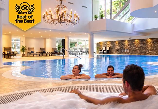Tripadvisor Best-of-the-Best
Walliserhof 5* Grand Hotel & Spa (Saas-Fee, Valais): 
2-Nights with Half-Board
Relais & Ch&acirc;teaux luxury Alpine escape just 10-mins walk from the slopes, valid till April 2027
 
 Photo